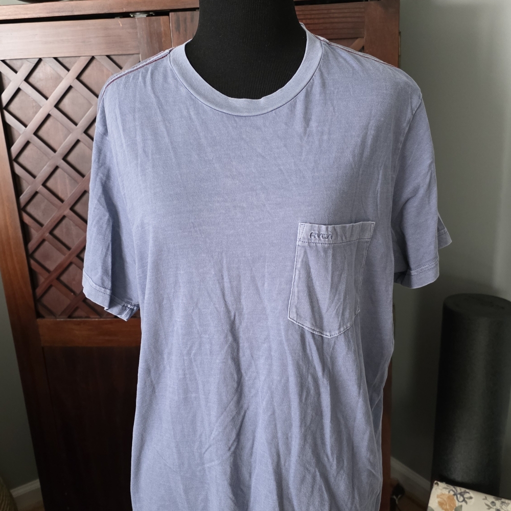 RVCA Light Blue Short Sleeve Tee
